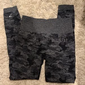 gymshark seamless black camo- SOLD